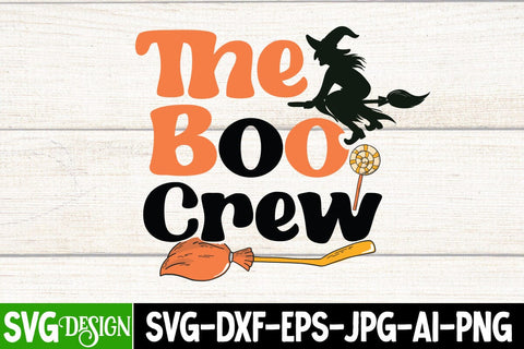 The Boo Crew SVG Cut File, The Boo Crew SVG Quotes , The Boo Crew Sublimation Design SVG BlackCatsMedia 