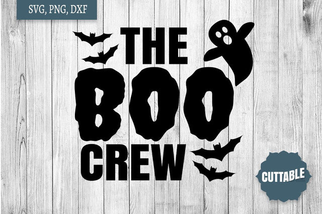 The Boo Crew SVG, Halloween Cut file, Kid friends Halloween svg SVG Cuttable 