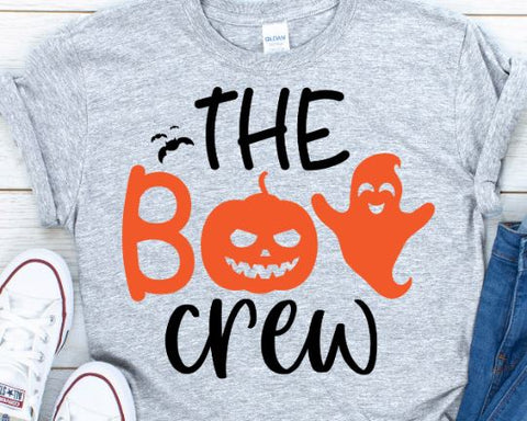 The Boo Crew SVG - Halloween SVG SVG She Shed Craft Store 