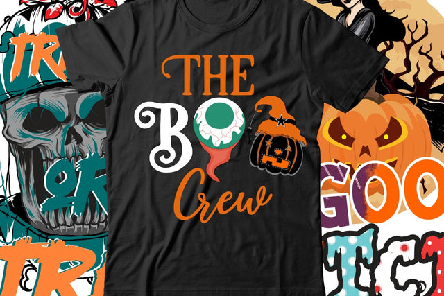 The Boo Crew T-Shirt Design SVG BlackCatsMedia 