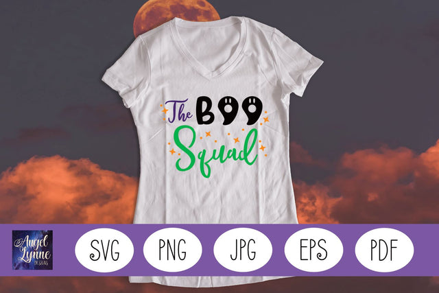 The Boo Sqaud | Halloween Quote SVG | Halloween Quotes SVG Angel Lynne Designs 