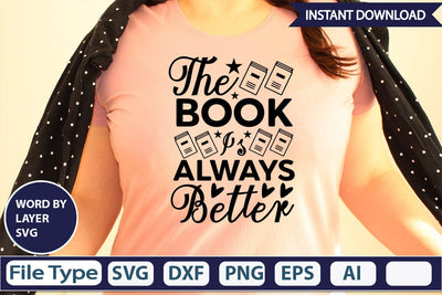 The Book Is Always Better SVG DesignPlante 503 