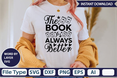 The Book Is Always Better SVG DesignPlante 503 
