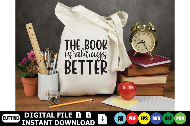 The Book Is Always Better SVG Shahin alam 