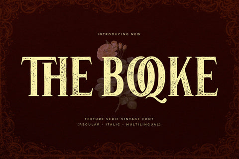 The Boqke Typeface Font Storytype Studio 