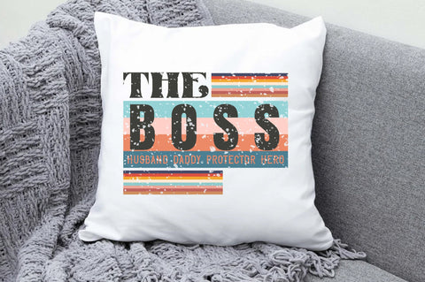 The Boss Husband. Daddy. Protector. Hero Sublimation Sublimation Jagonath Roy 