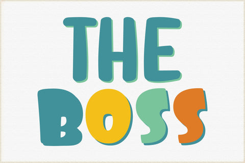 The Boss Svg SVG Creativeart88 
