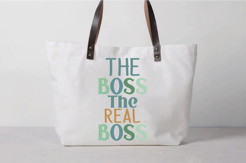 The Boss The Real Boss Svg SVG Creativeart88 