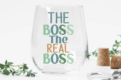 The Boss The Real Boss Svg SVG Creativeart88 