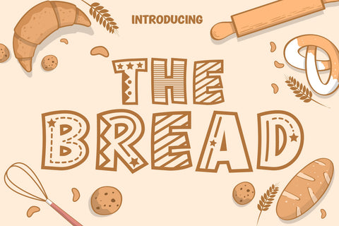 The Bread Fonts Font Fox7 By Rattana 