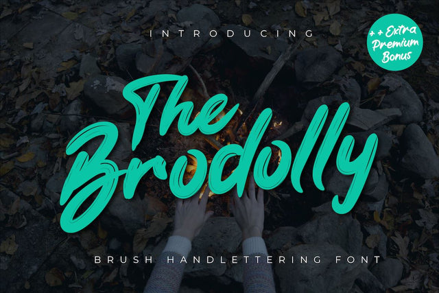 The Brodolly Font twinletter 