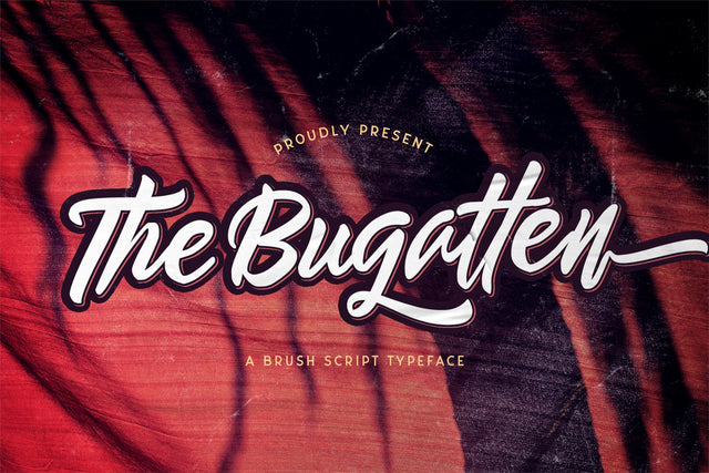 The Bugatten - Bold Script Font Font StringLabs 