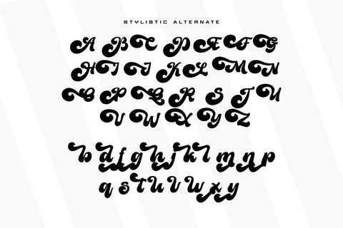 The Bujank Script - Retro Style Font Dumadistyle 