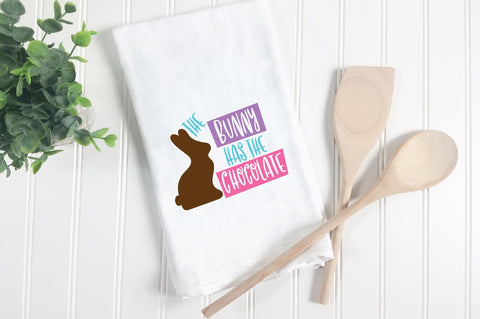 The Bunny has the Chocolate SVG Cut File SVG Old Market 