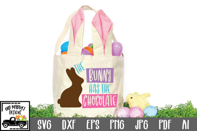 The Bunny has the Chocolate SVG Cut File SVG Old Market 