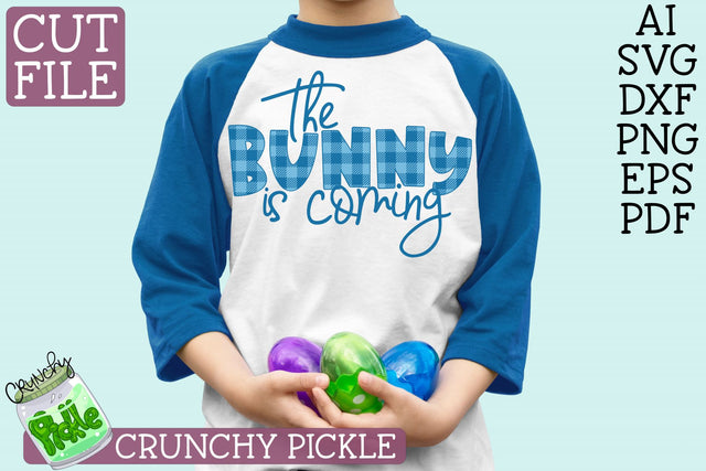 The Bunny is Coming Easter SVG SVG Crunchy Pickle 