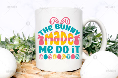 The bunny made me do it SVG SVG Regulrcrative 