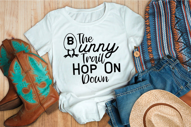 The Bunny Trail Hop On Down SVG orpitasn 