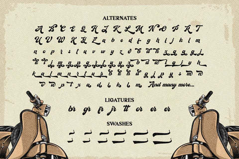 The Buntank – Retro Script Font Arterfak Project 