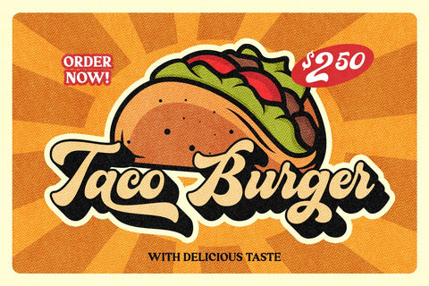 The Buntank – Retro Script Font Arterfak Project 