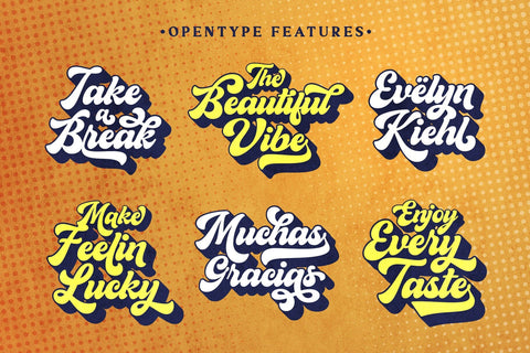 The Buntank – Retro Script Font Arterfak Project 