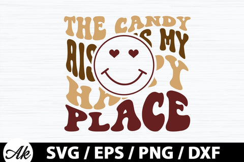 The candy aisle is my happy place Retro SVG SVG akazaddesign 