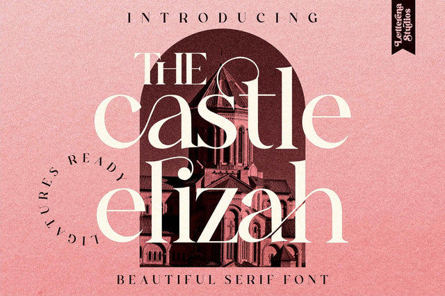 The Castle Elizah Font Letterena Studios 