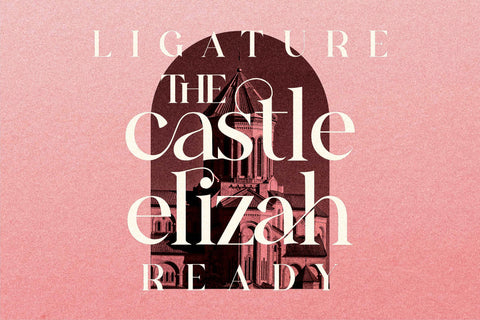 The Castle Elizah Font Letterena Studios 