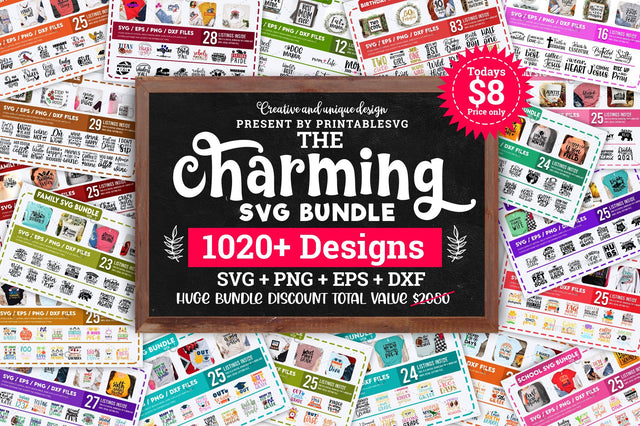 The Charming SVG Bundle SVG Designangry 
