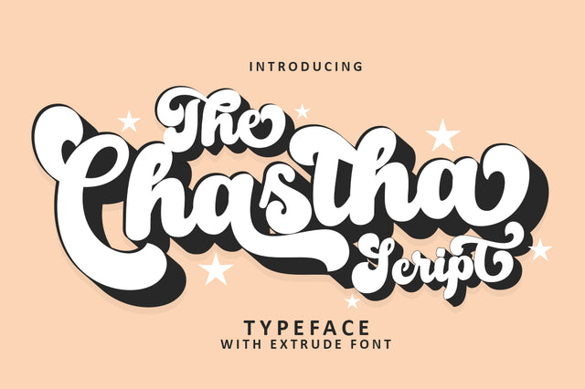 The Chastha-Retro font Font muhammadzeky 