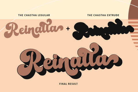 The Chastha-Retro font Font muhammadzeky 