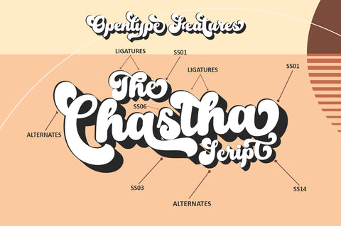 The Chastha-Retro font Font muhammadzeky 