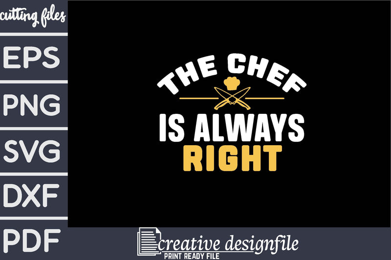 the chef is always right SVG farhad farhad 