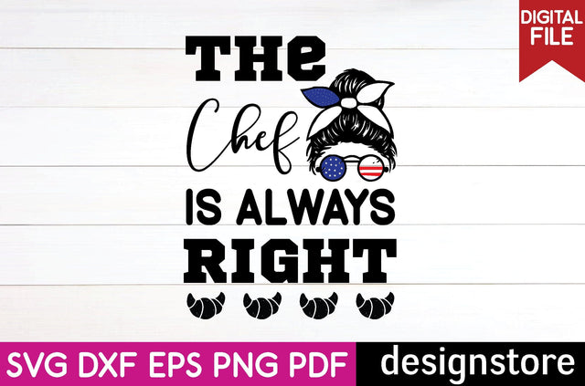 the chef is always right svg SVG designstore 