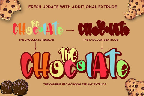 The Chocolate // New Fresh Updated Font Haksen 