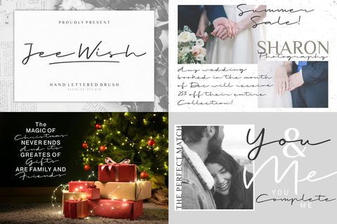 The Christmas Craft Font Bundle Font Allouse.Studio 