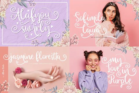 The Christmas Craft Font Bundle Font Allouse.Studio 