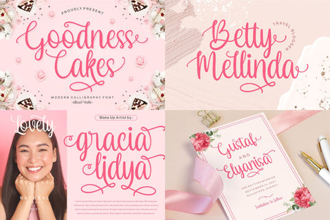 The Christmas Craft Font Bundle Font Allouse.Studio 