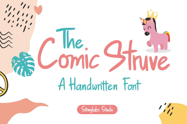 The Comic Struve - Playful Kids Font Font StringLabs 