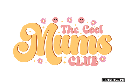 The Cool Mums Club Sublimation bundle Sublimation designmaster24 