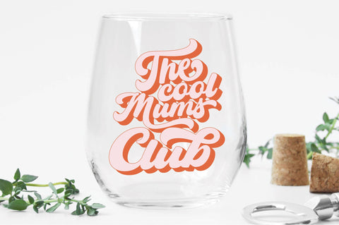 The Cool Mums Club svg design SVG Creativeart88 