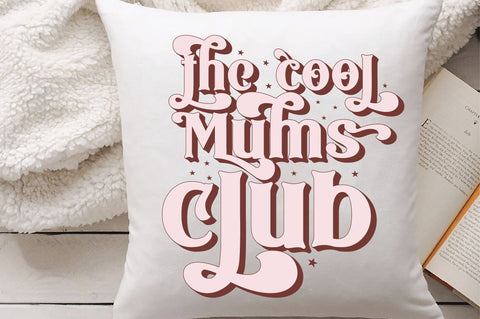The Cool Mums Club svg design SVG Creativeart88 