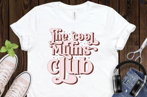 The Cool Mums Club svg design SVG Creativeart88 