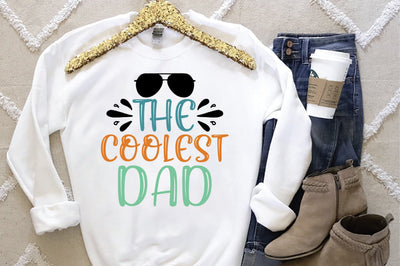 The coolest dad svg SVG Creativeart88 