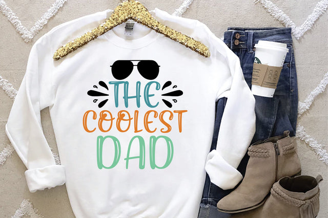The coolest dad svg SVG Creativeart88 