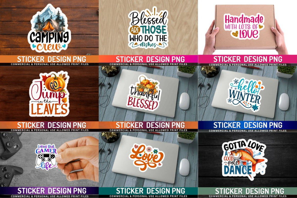 The Creative Stickers Big Bundle - So Fontsy
