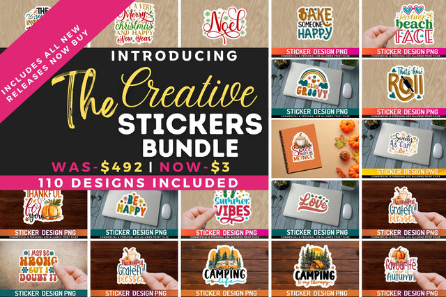 The Creative Stickers Big Bundle Sublimation Regulrcrative 