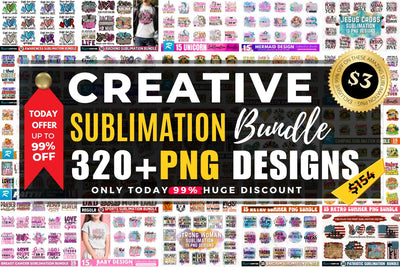 The Creative Sublimation Big Bundle Sublimation Regulrcrative 