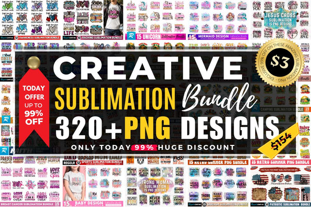The Creative Sublimation Big Bundle Sublimation Regulrcrative 