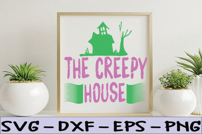 The Creepy House SVG thesvgfactory 